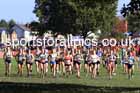 Senior women, 2024 Northern Cross Country Relays, Graves Park, Sheffield.   Photo: David T. Hewitson/Sports for All Pics
